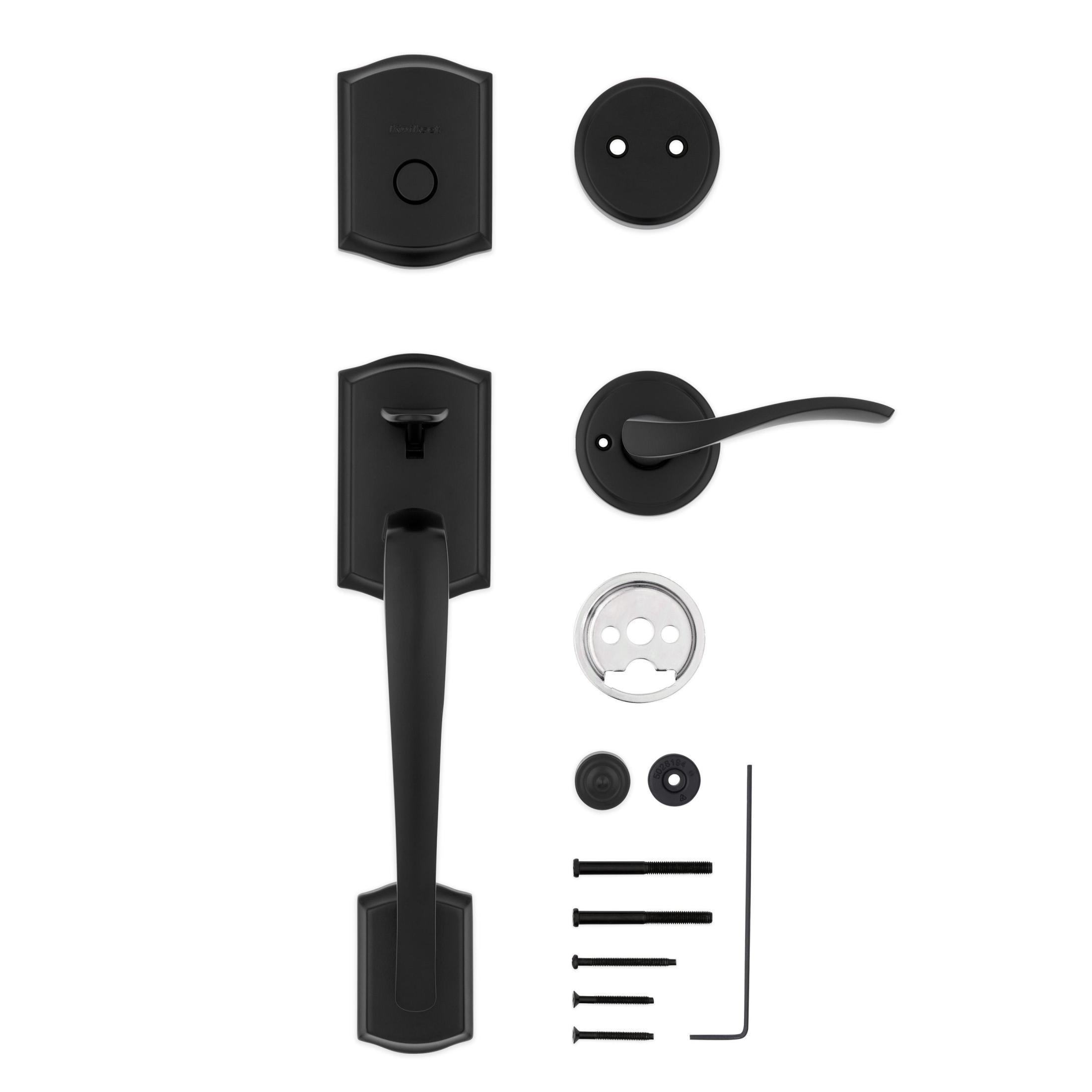 819PTHXSEL 514 Prescott / Sedona Dummy Handleset - Matte Black
