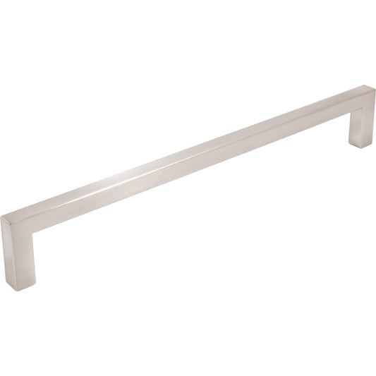 Stone Harbor Hardware Contemporary Square Cabinet Pull, 224 Millimeters, Zinc Base Material, Satin Nickel