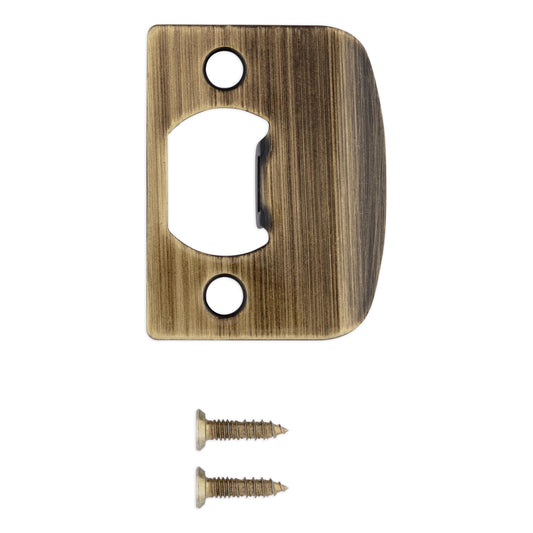 83437-048 SC Knob / Lever Full Lip strike - Antique Brass