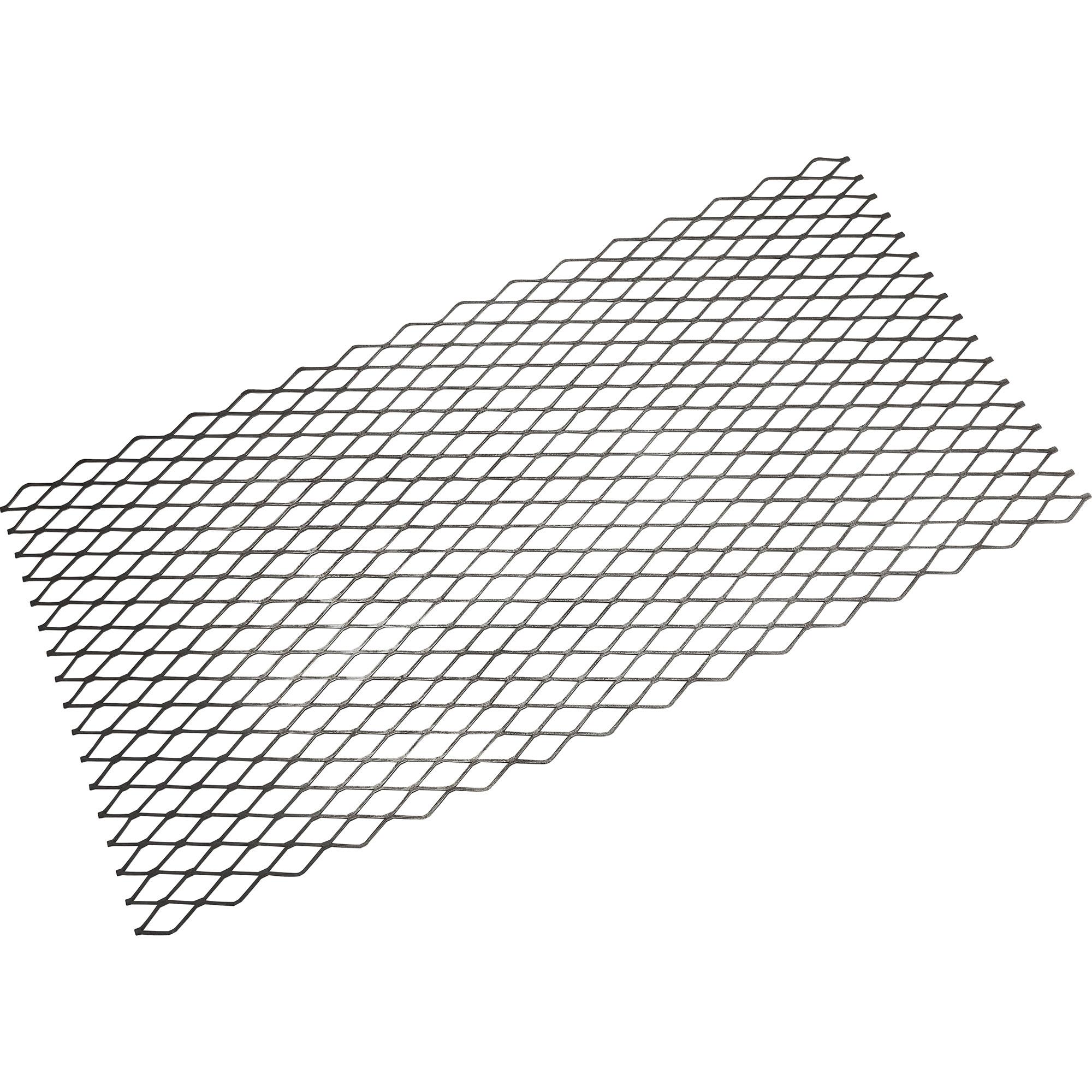 4075BC 32" x 16" Expanded Steel 3/4" Grid - Plain Steel