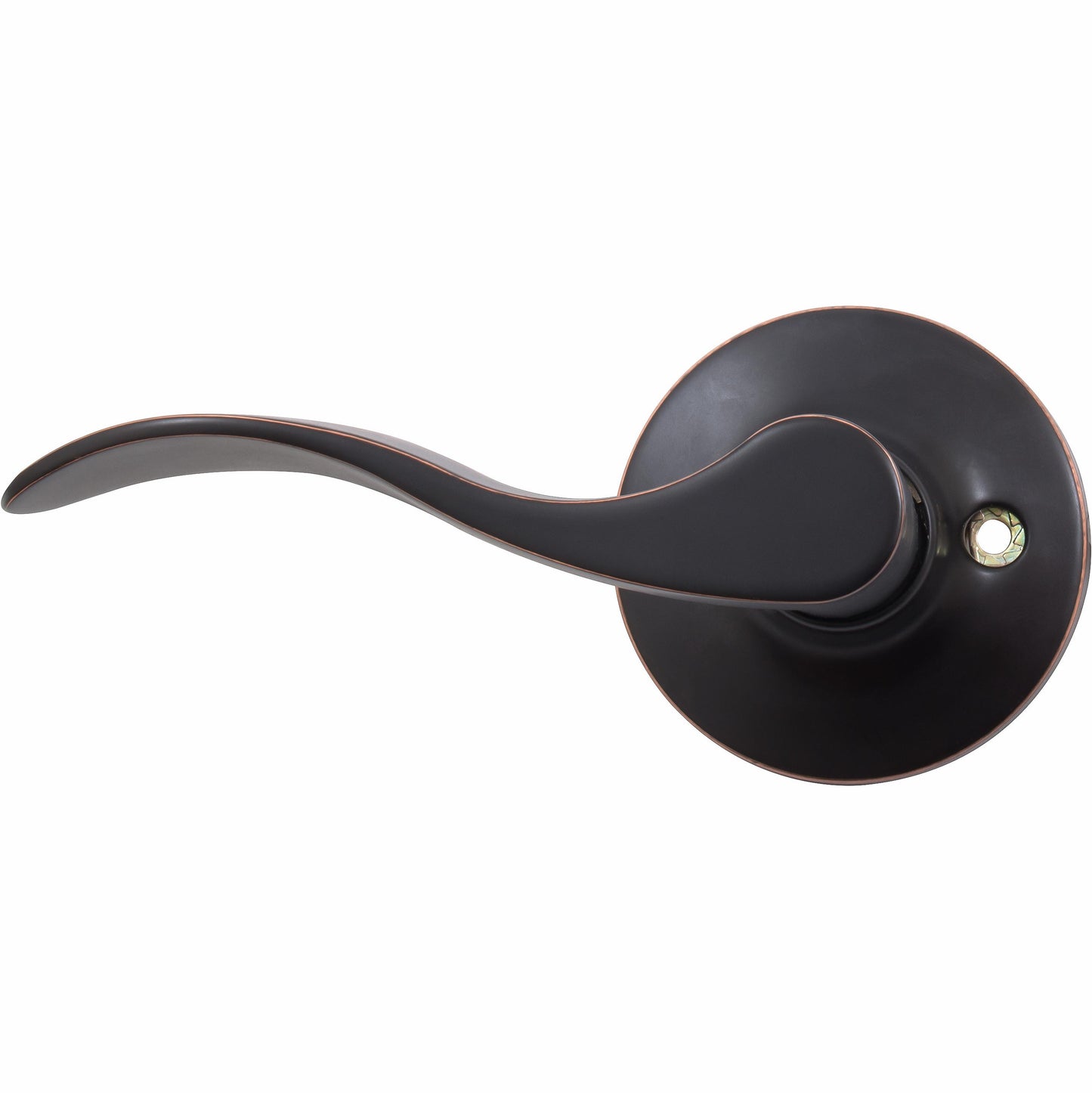 Stone Harbor Hardware Beaverton Door Lever, Dummy (Non-Turning) Latch, Left-Handed, Vintage Bronze