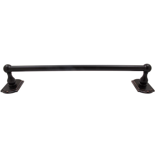 Stone Harbor Hardware Cambridge Towel Bar, 24 Inches, Vintage Bronze