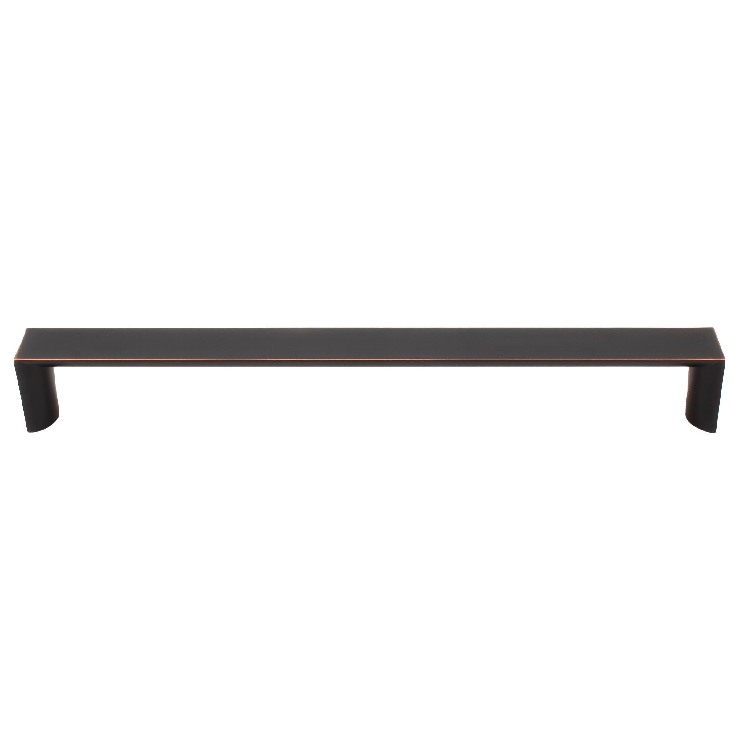 Stone Harbor Hardware Plateau Cabinet Pull, 224 Millimeters, Vintage Bronze