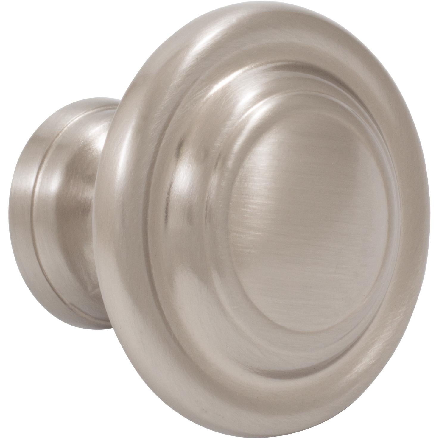 Stone Harbor Hardware Charlotte Cabinet/Bi-Fold Door Knob, 1-3/4 Inches, Satin Nickel