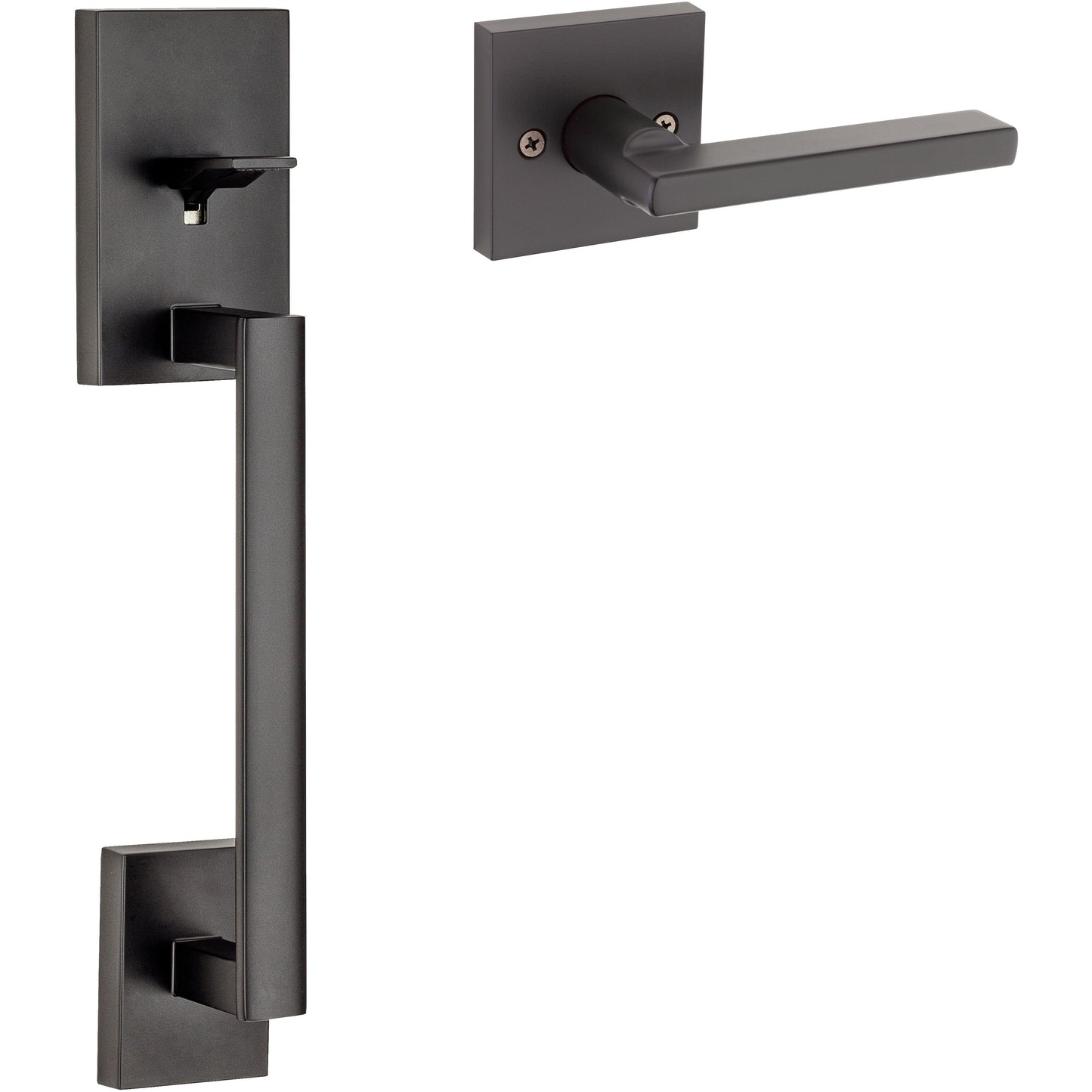 815SCExHFL SQT 514 CP San Clemente Handleset Bottom Only with Halifax - Matte Black
