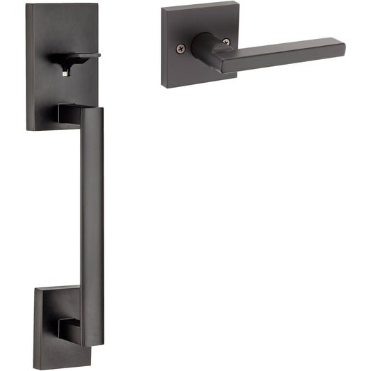815SCExHFL SQT 514 CP San Clemente Handleset Bottom Only with Halifax - Matte Black