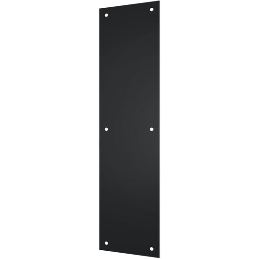 Deltana PP4016U19 4" x 16" Push Plate - Matte Black