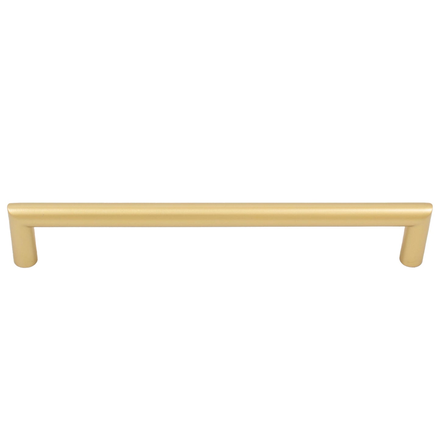 Stone Harbor Hardware Contemporary Round Cabinet Pull, 160 Millimeters, Stainless Steel Base Material, Satin Brass