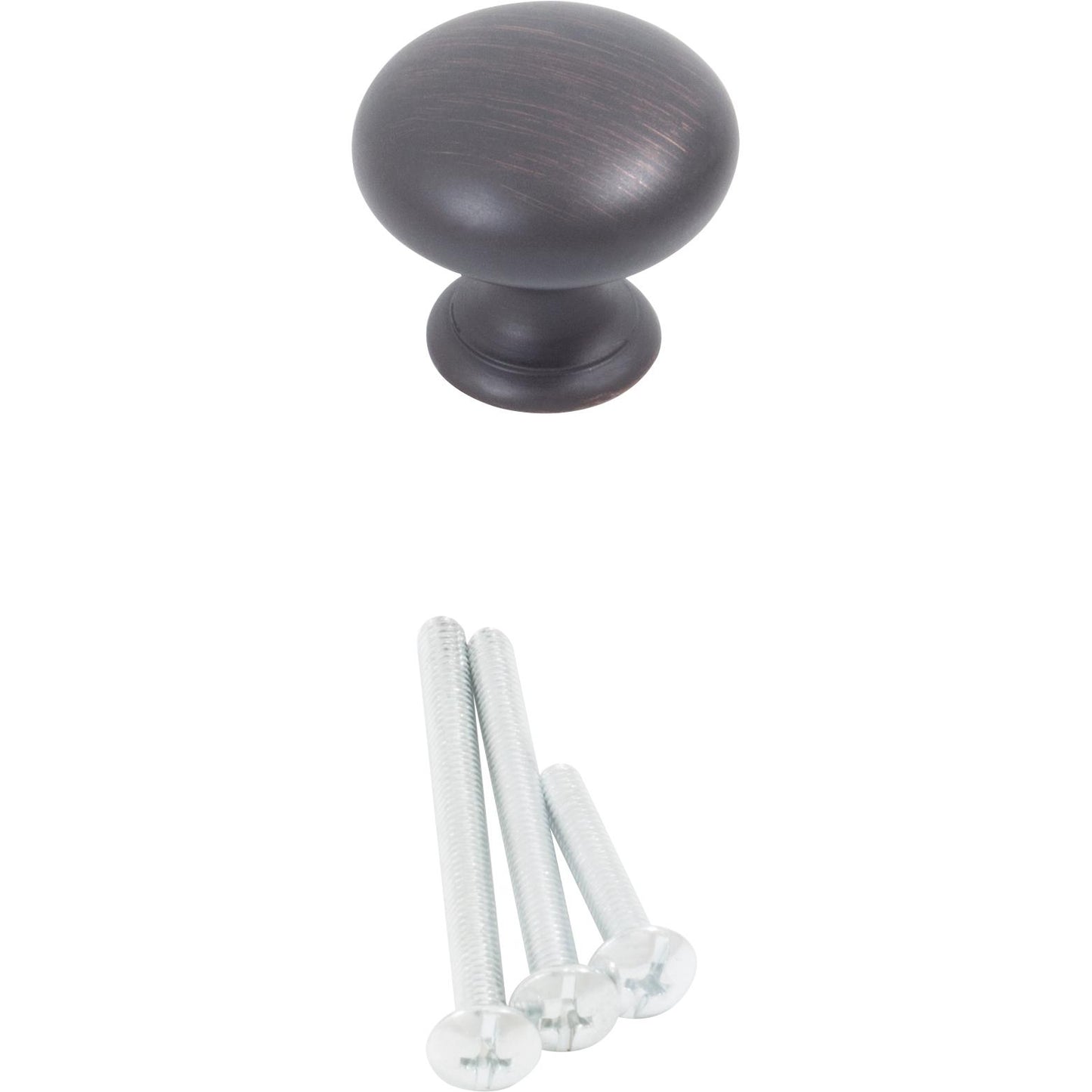 Stone Harbor Hardware Bi-Fold Closet Door Knob, 1-1/4 Inches, Vintage Bronze