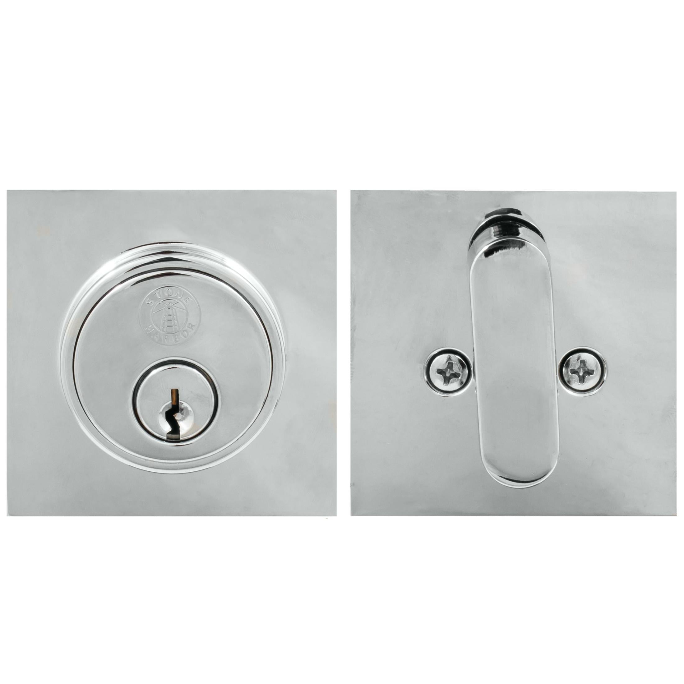 Contemporary Square Deadbolt