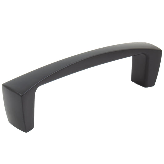 Stone Harbor Hardware Curtiss Cabinet Pull, 96 Millimeters, Matte Black