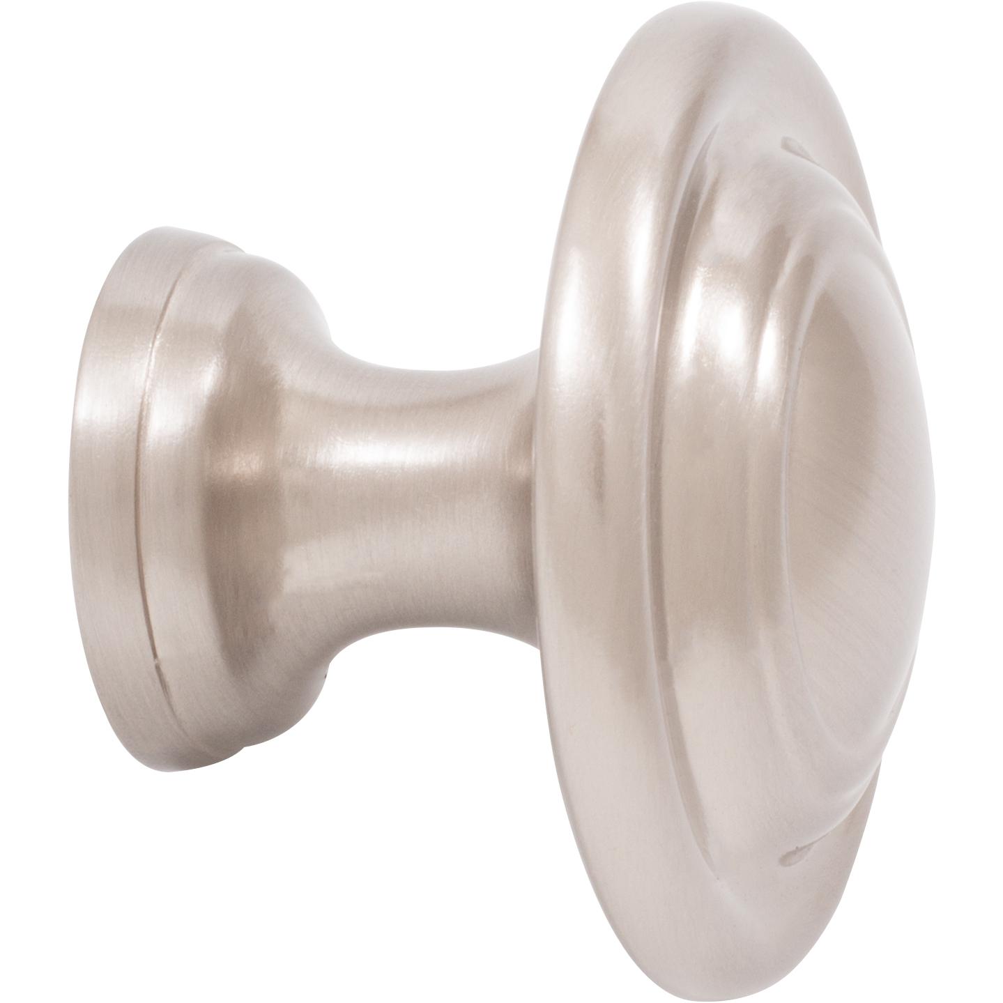 Stone Harbor Hardware Charlotte Cabinet/Bi-Fold Door Knob, 1-3/4 Inches, Satin Nickel