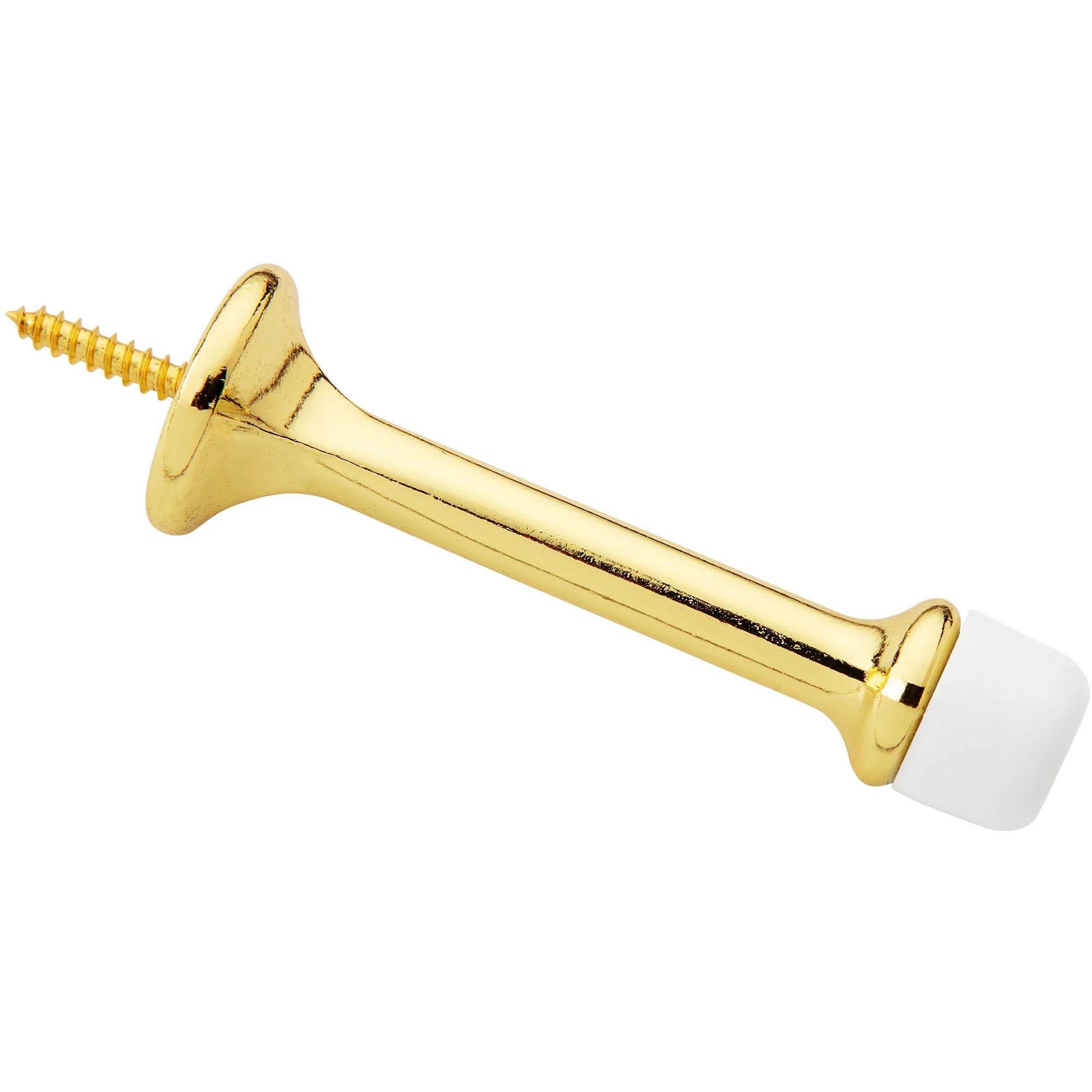 SPB236 3" Rigid Round Door Stop - Brass