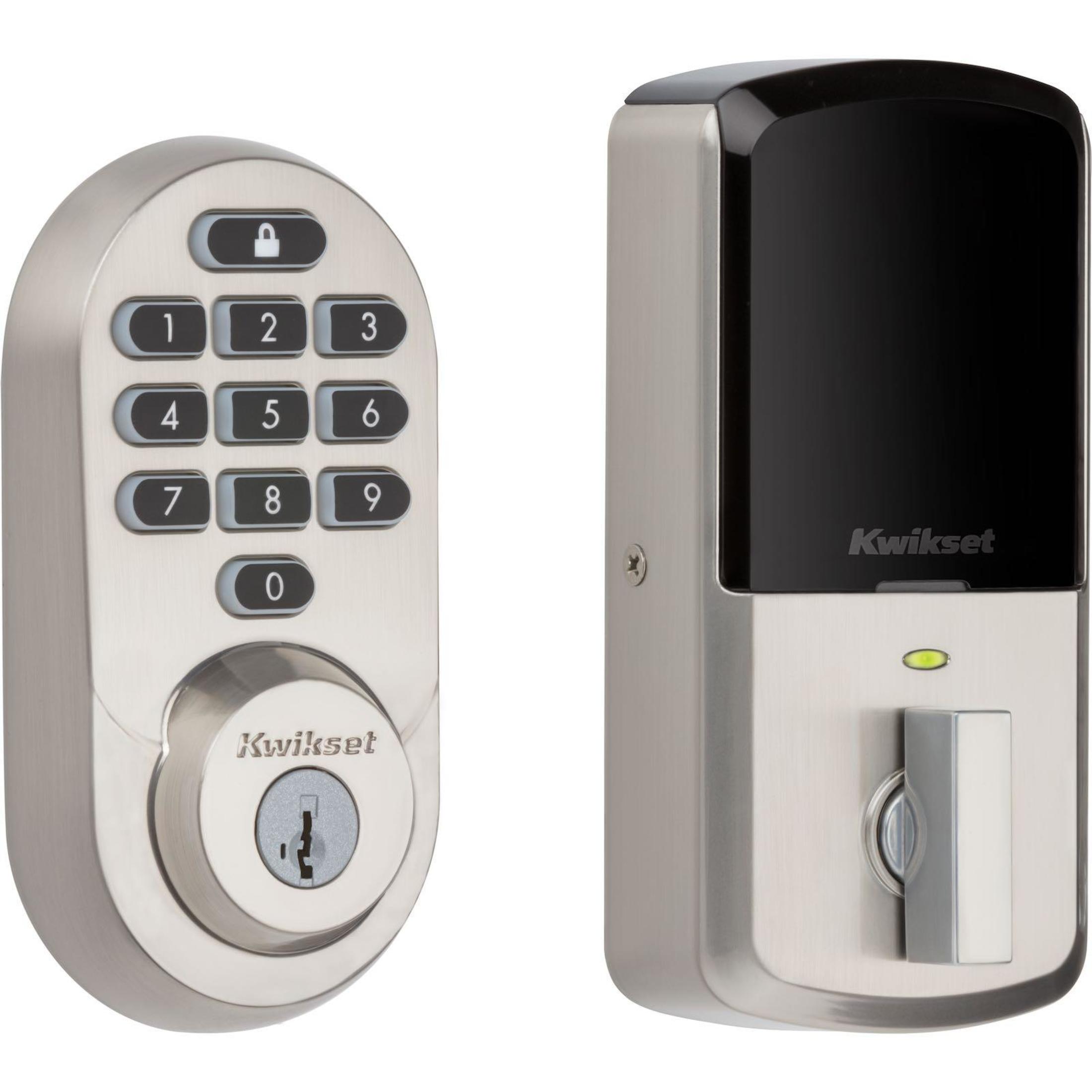 938 WIFI KYPD 15 SMT TPR RCALFD Halo Keypad Deadbolt - Satin Nickel
