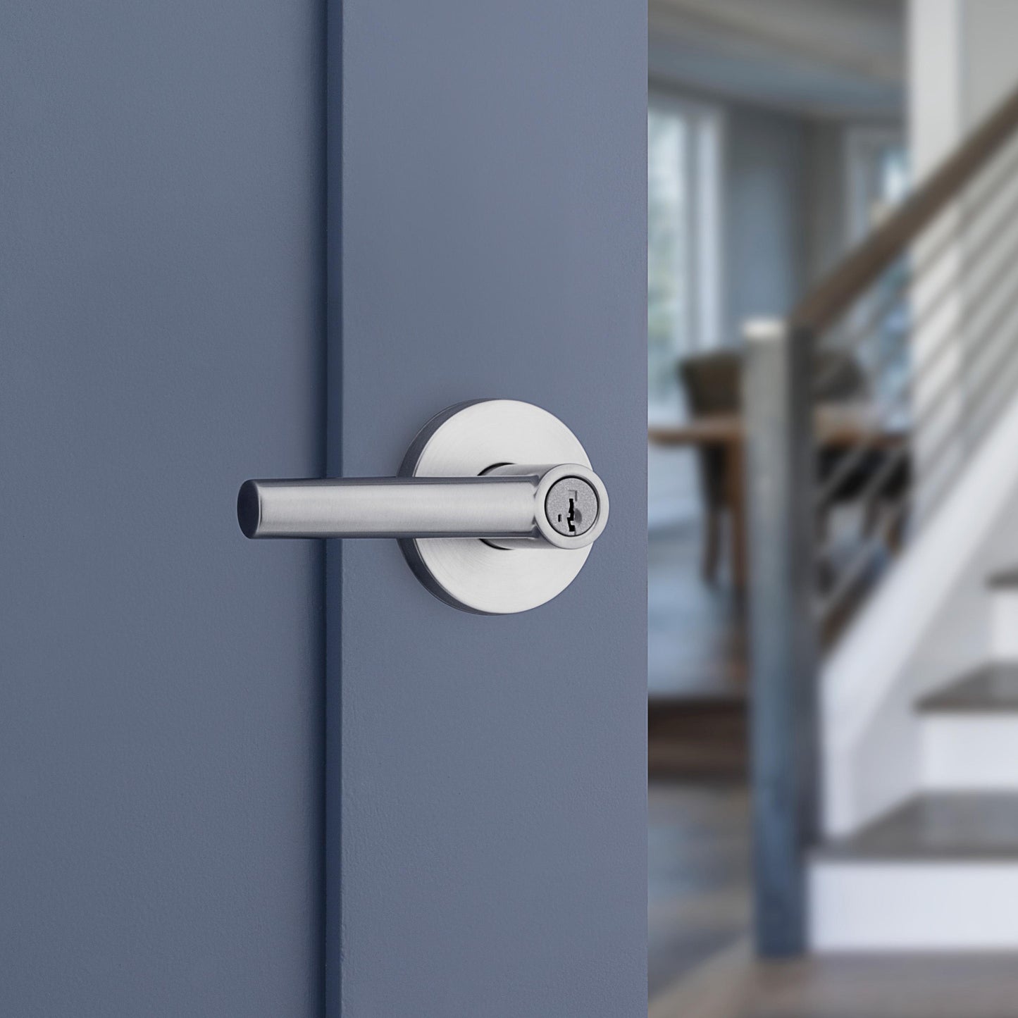 Milan Entry Lever - 156 Series with Smartkey and Round Trim - Boxpack