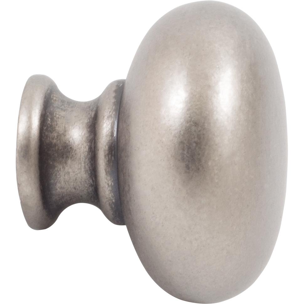 Stone Harbor Hardware Round Cabinet Knob, 1-1/4 Inches, Weathered Nickel