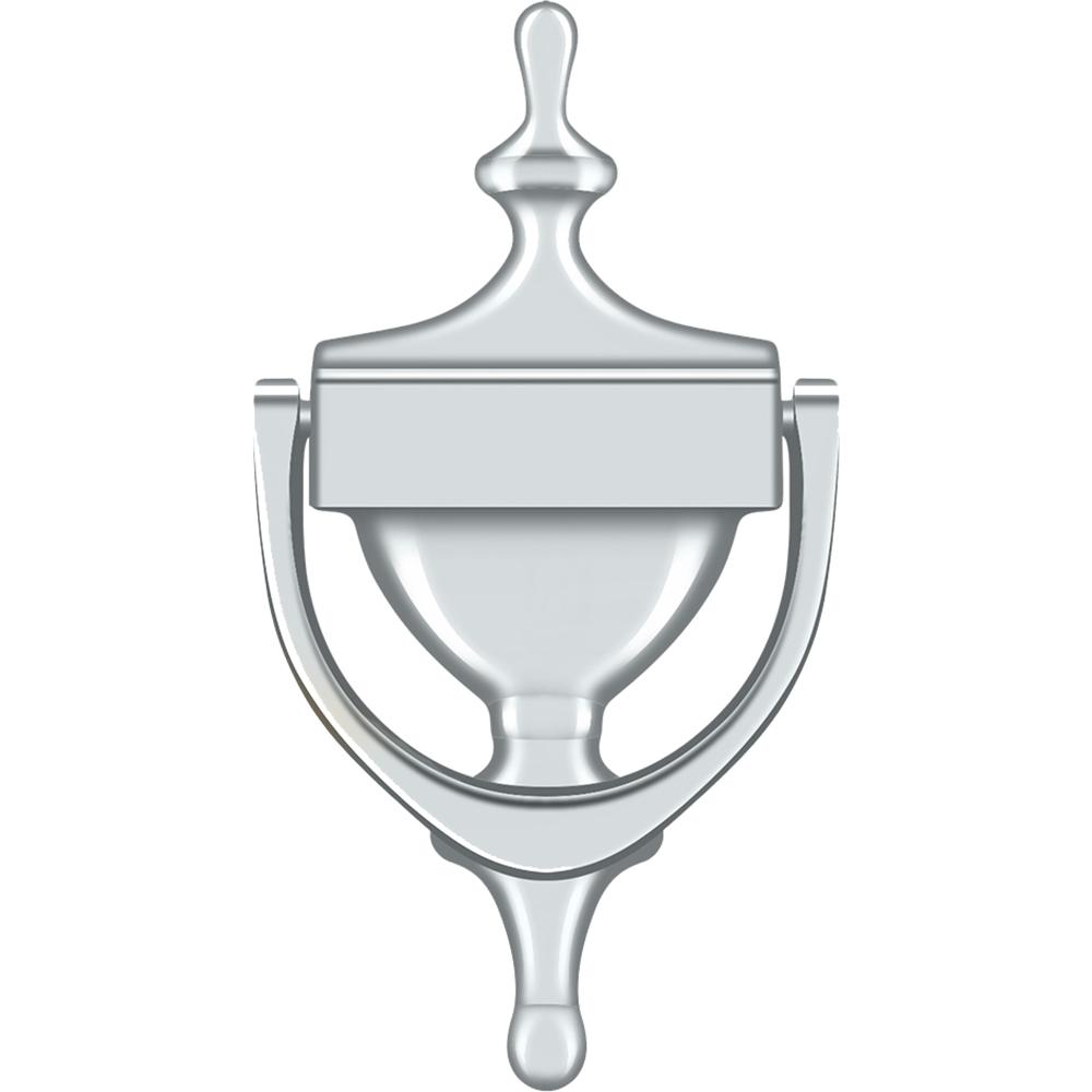 DK7356U26 7" Victorian Door Knocker - Polished Chrome