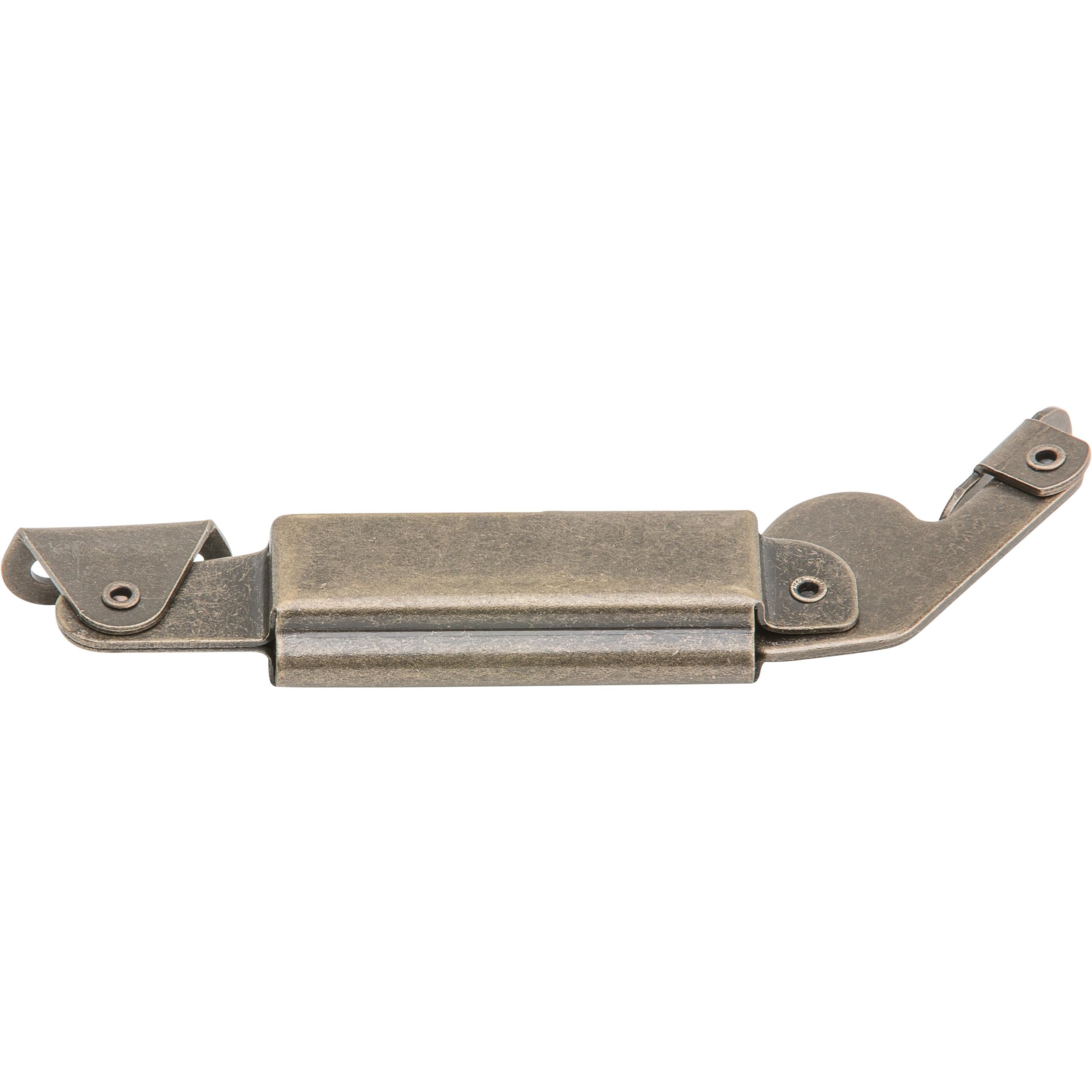 National Hardware - V1893C Spring Lid Support - Antique Brass