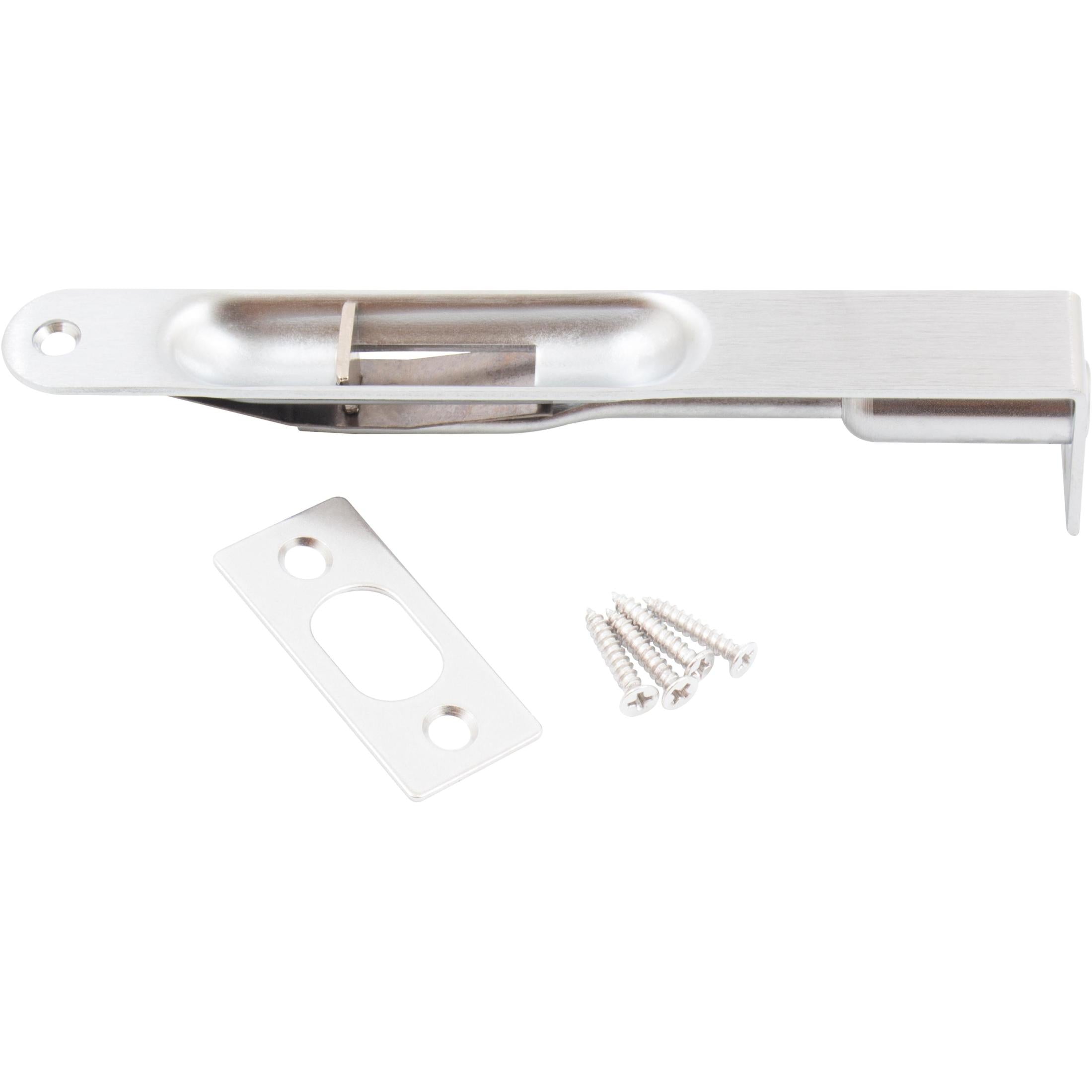 Flush Bolt Square Corner x Round Corner 6 Inch