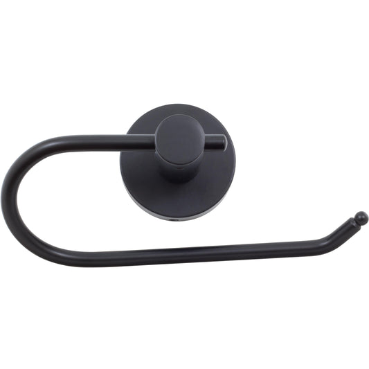 Zurich Euro Paper Holder - Matte Black