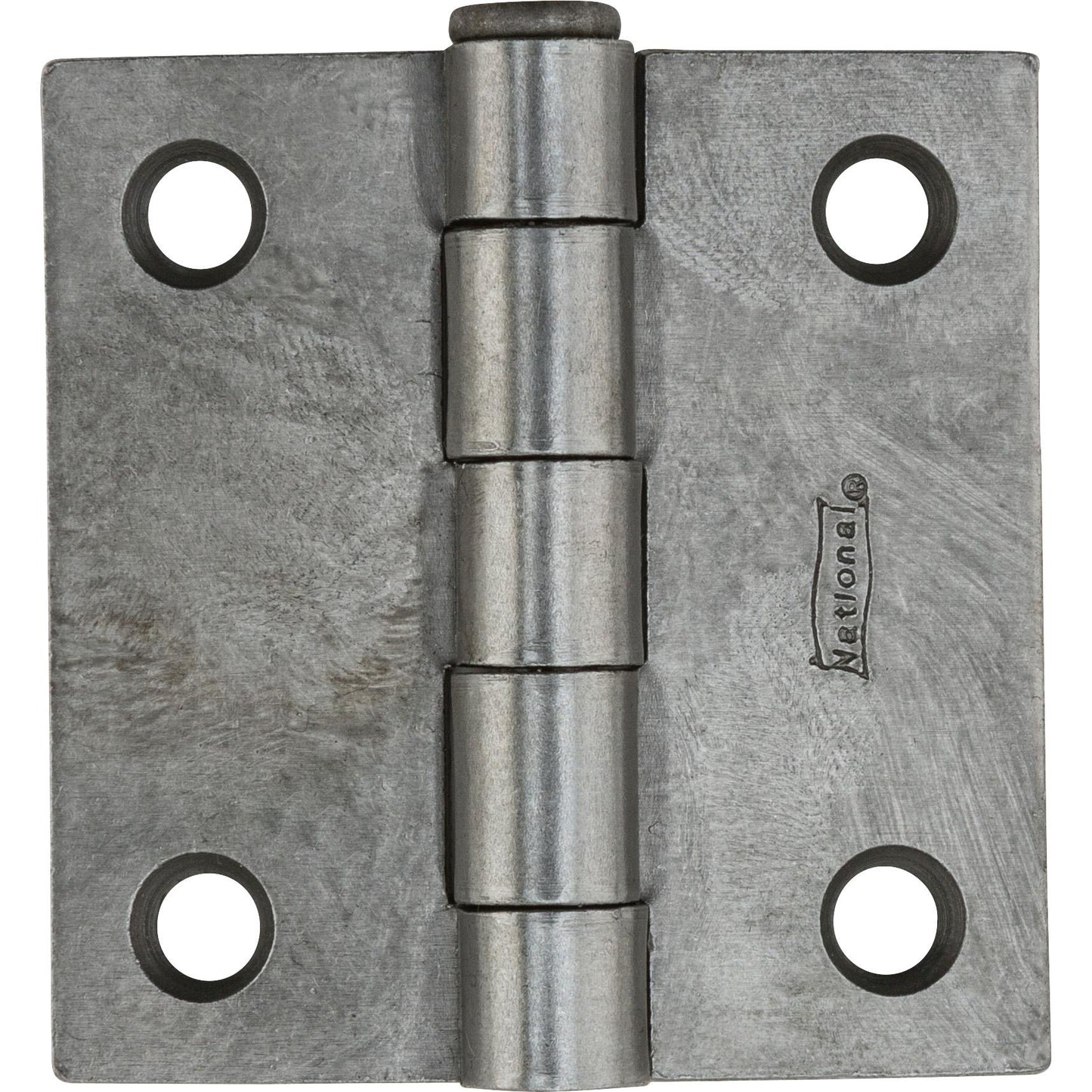 504BC 2" Broad Hinge with Removable Pin - Plain Steel