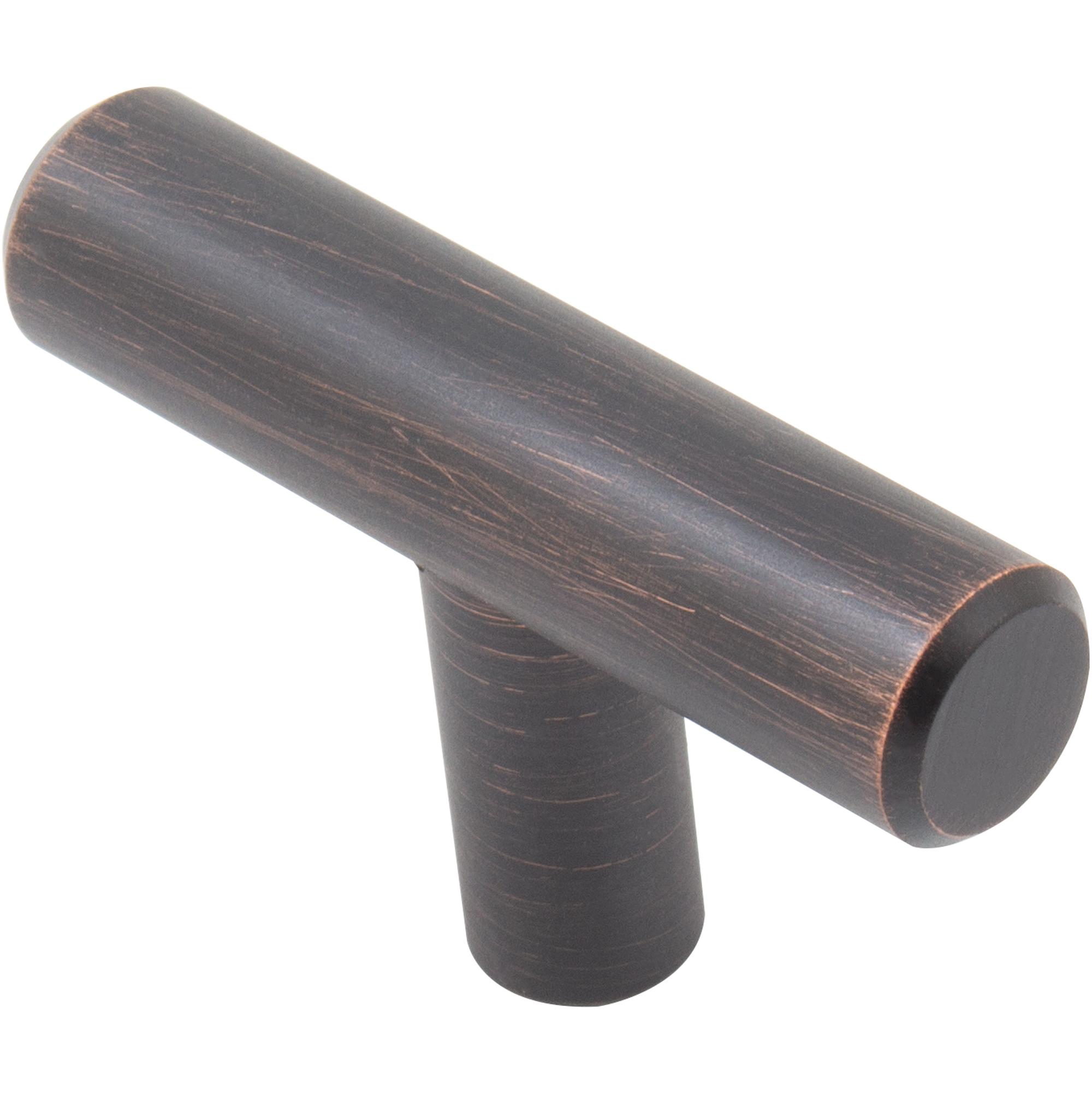 Stone Harbor Hardware Bar Cabinet Pull, 50mm Overall Length, Vintage Bronze