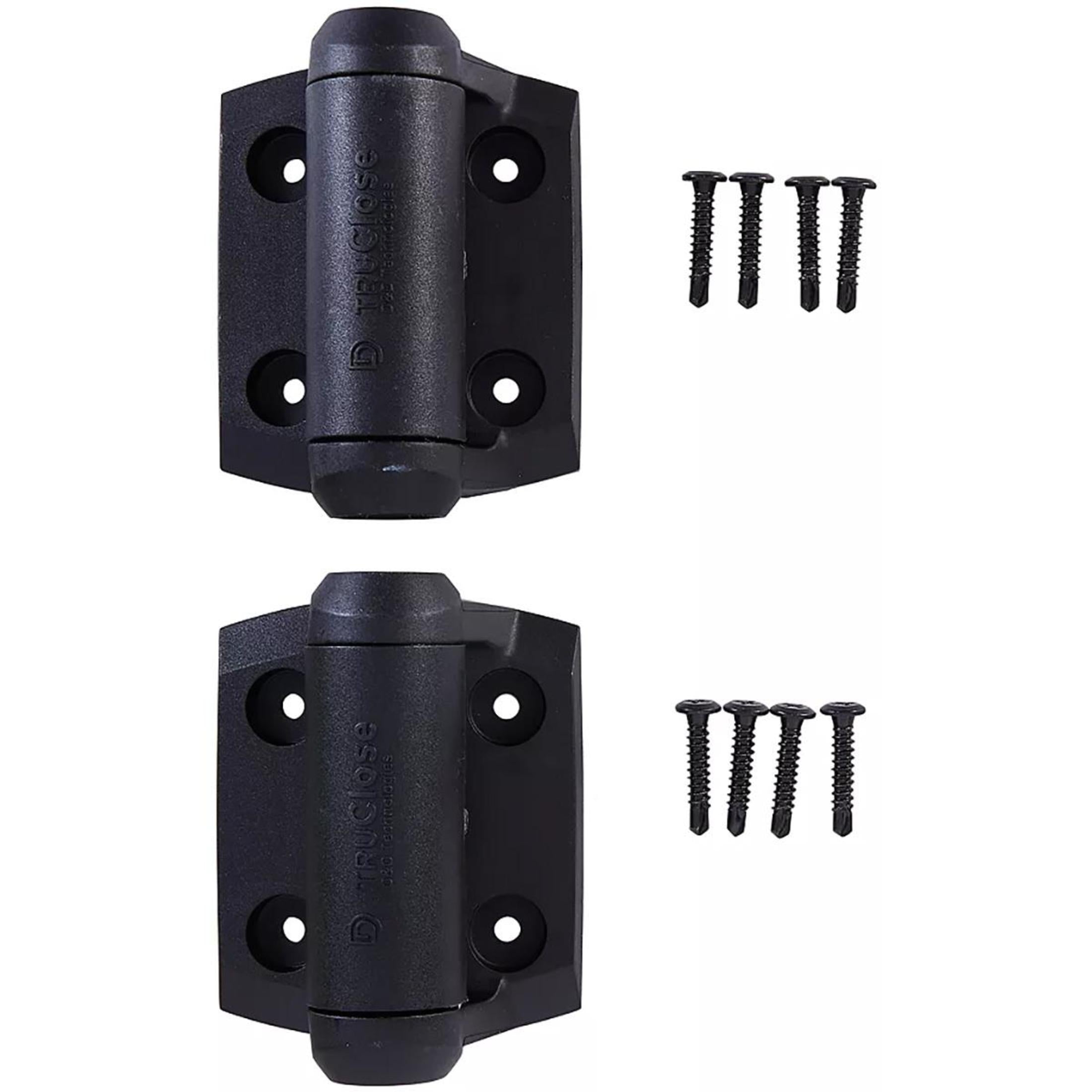 National Hardware - N346-206 V6212, 3-13/16" x 2-1/2" TruClose Narrow Spring Hinge in Black