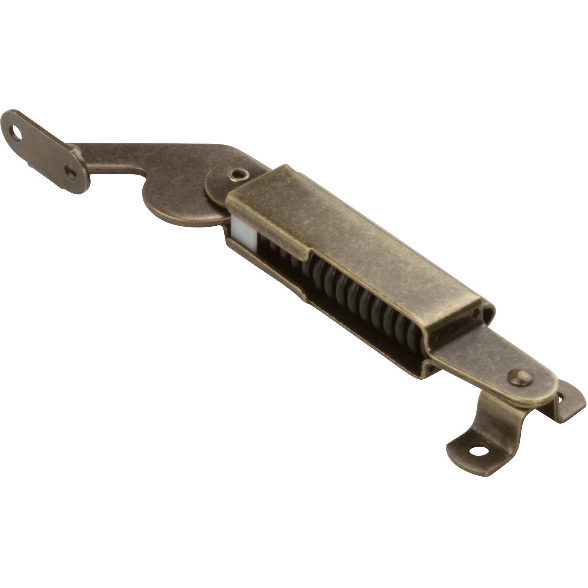 V1893R Spring Lid Support - Antique Brass