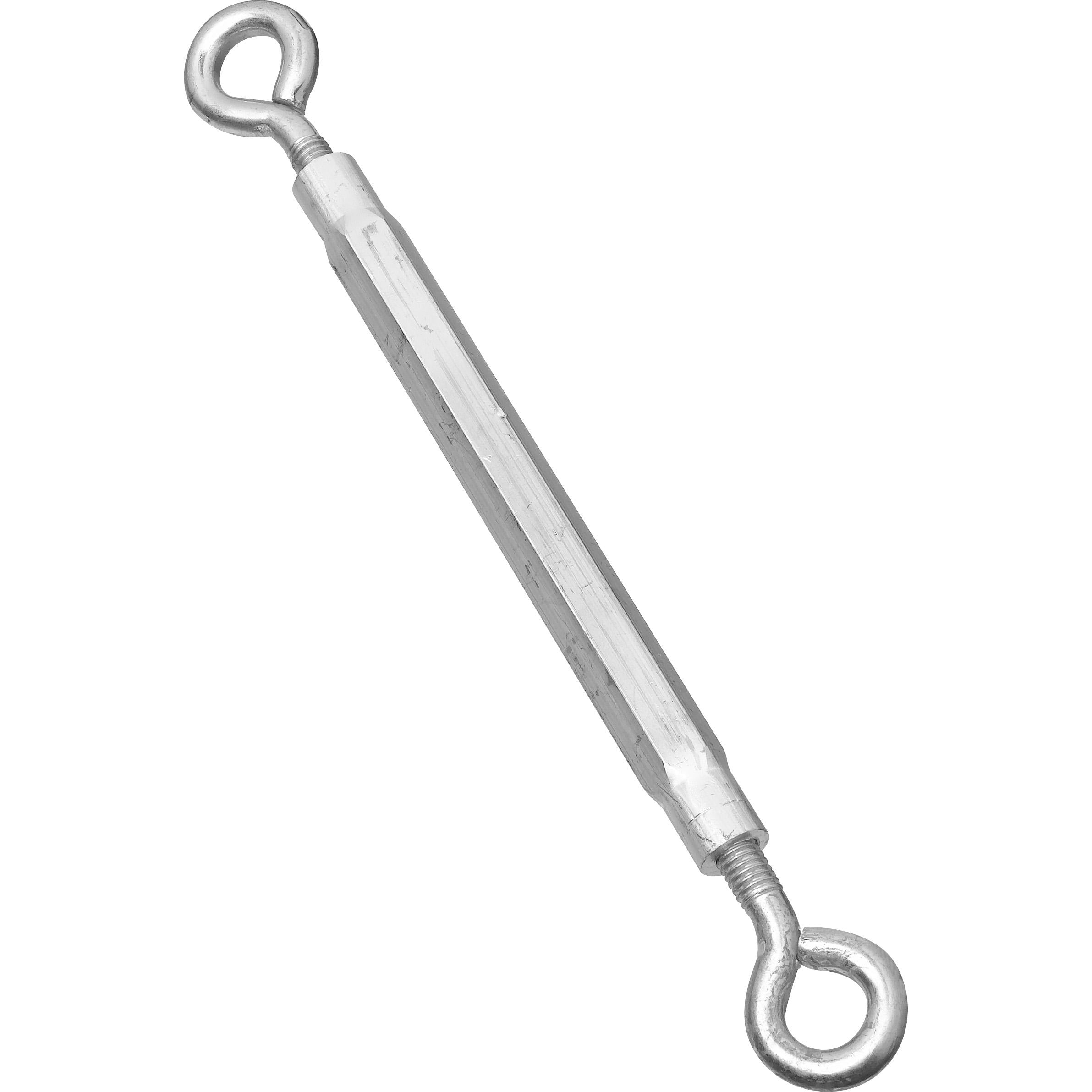 2170BC 3/8" x 16" Eye / Eye Turnbuckle - Zinc Plated