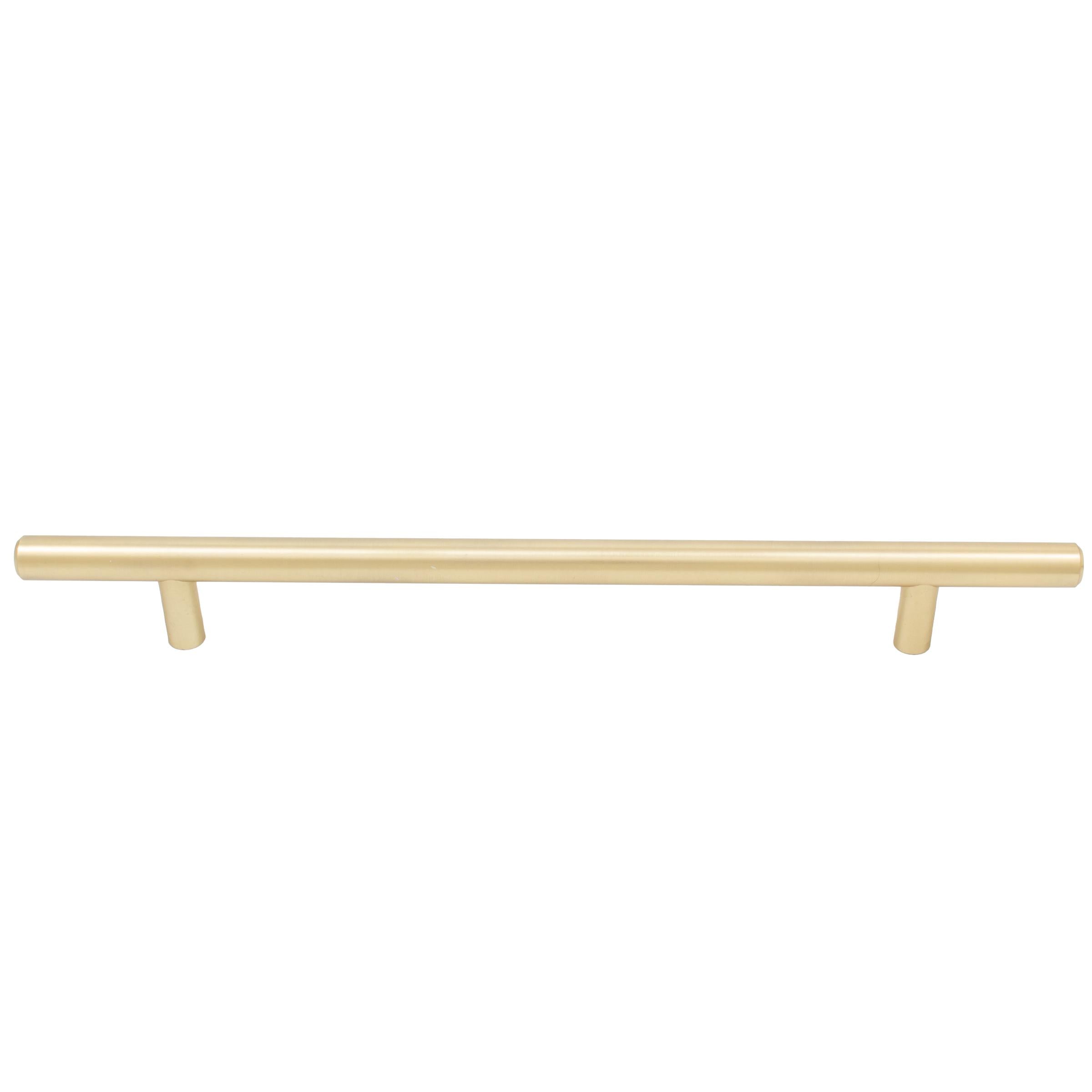 Stone Harbor Hardware Bar Cabinet Pull, 192 Millimeters, 272mm Overall Length, Satin Brass