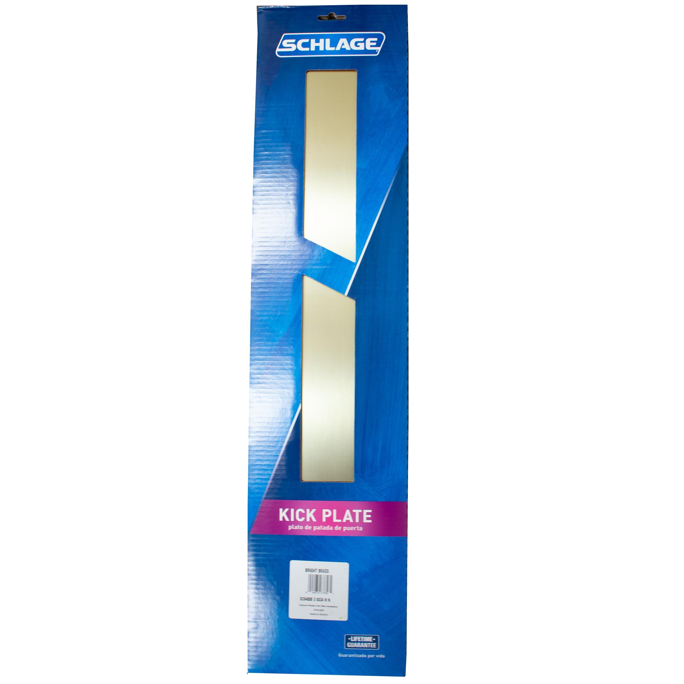 SC8400B3 8" x 34" Kick Plate - Polished Brass