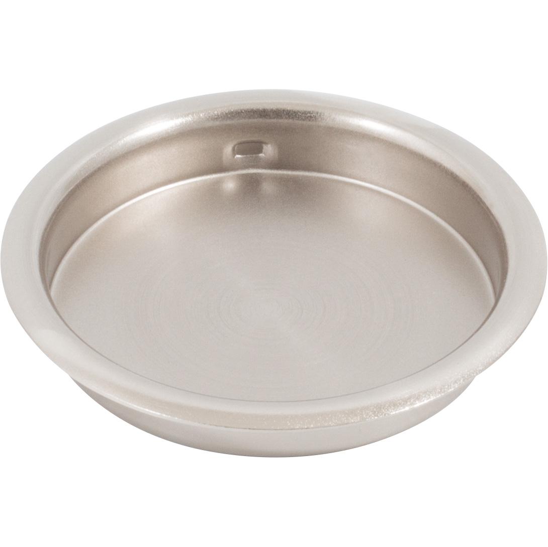 Stone Harbor Hardware Flush Door Pull, 2-1/8 Inches, Satin Nickel