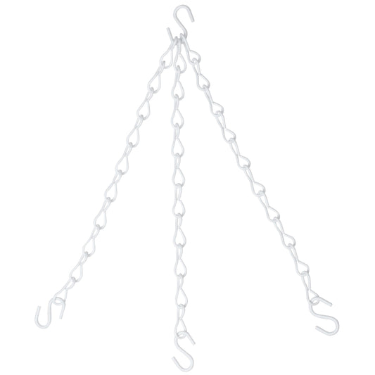 National Hardware - V2663 18" Flower Plant Chains - White