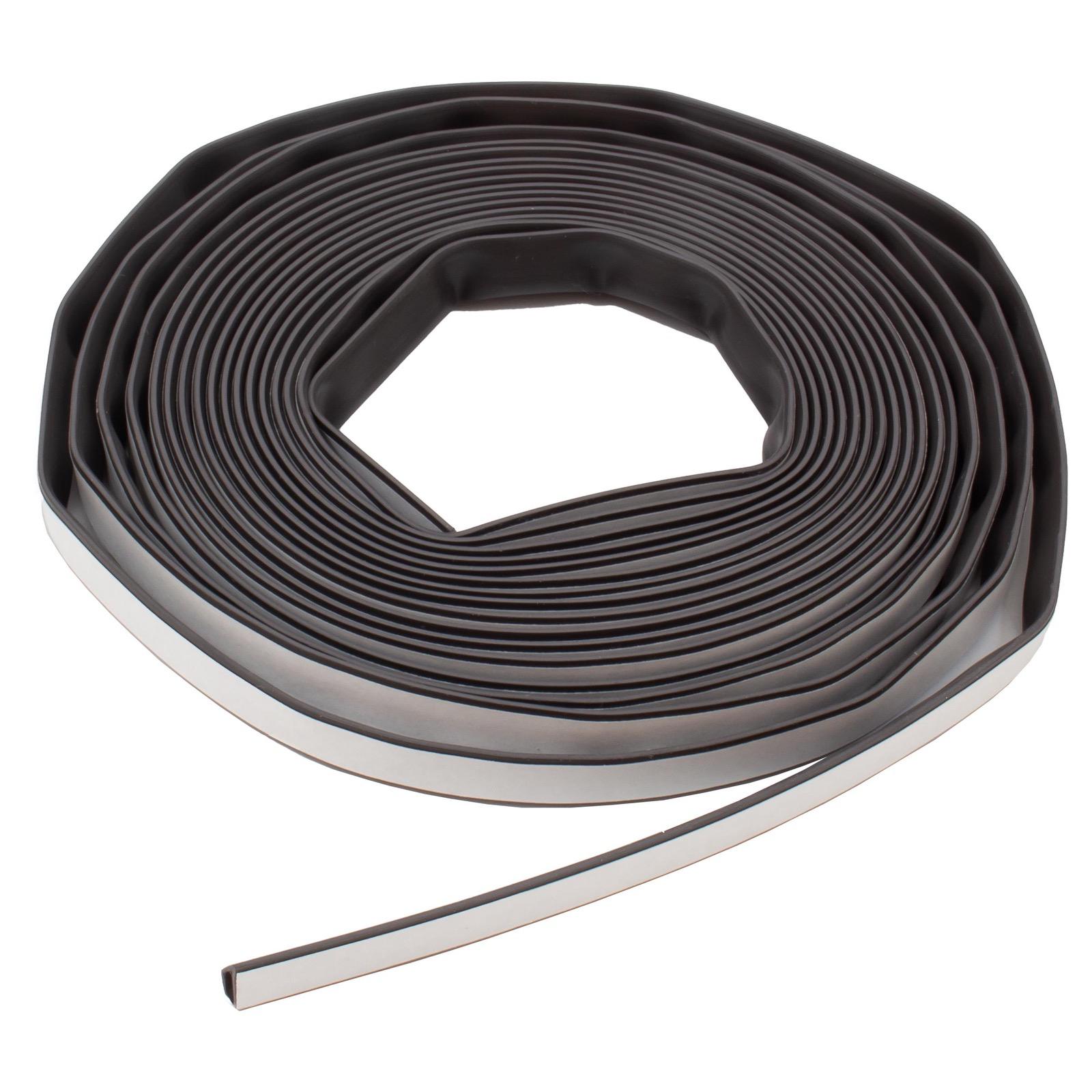 5050B21 21' x 1/2" Self-Adhesive Silicone Gasket - Brown