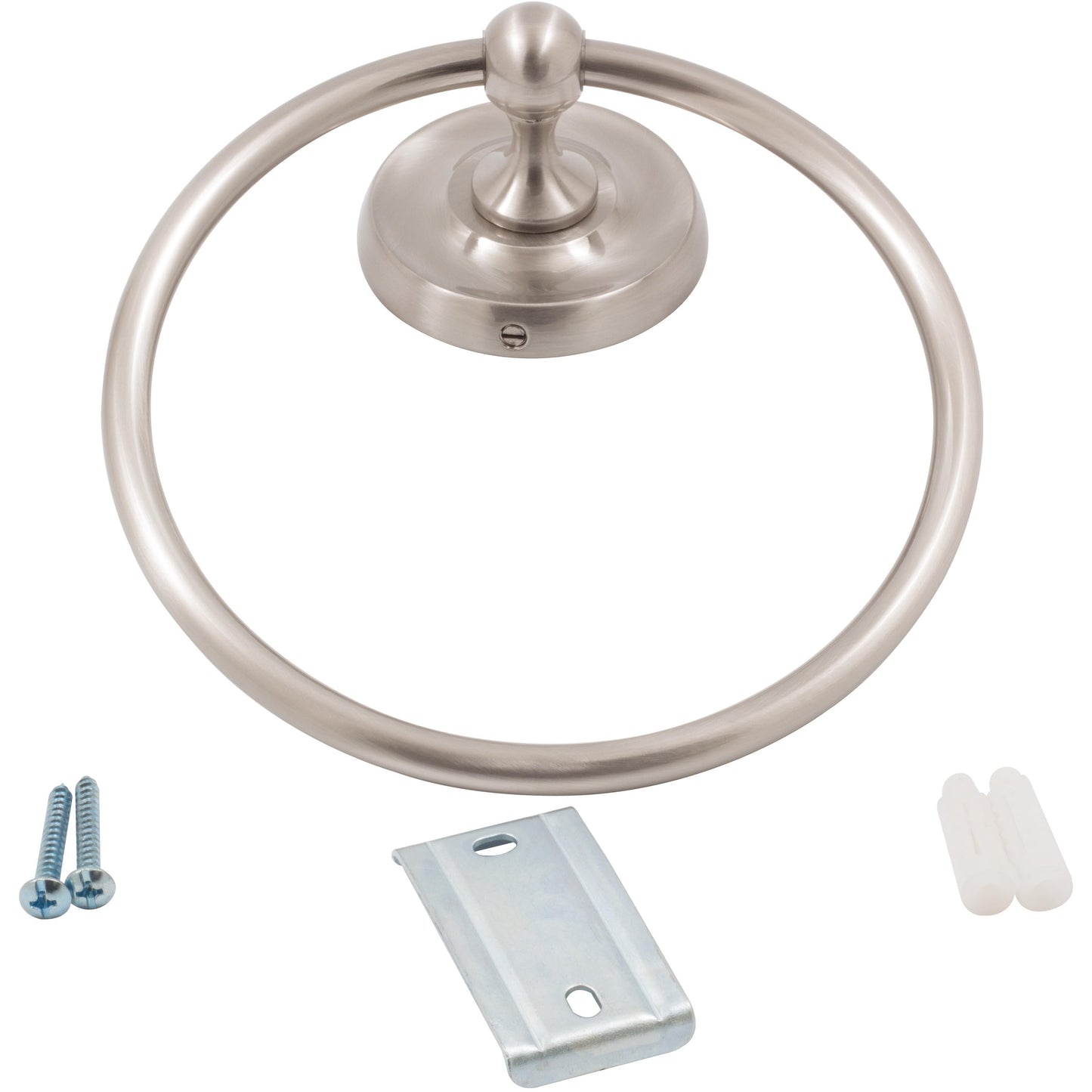 Portland Towel Ring - Satin Nickel