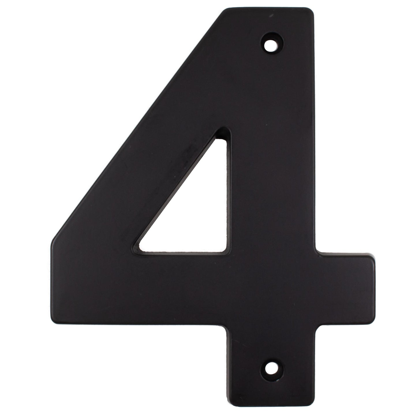 Stone Harbor Hardware Contemporary House Number, #4, 5 Inches, Matte Black