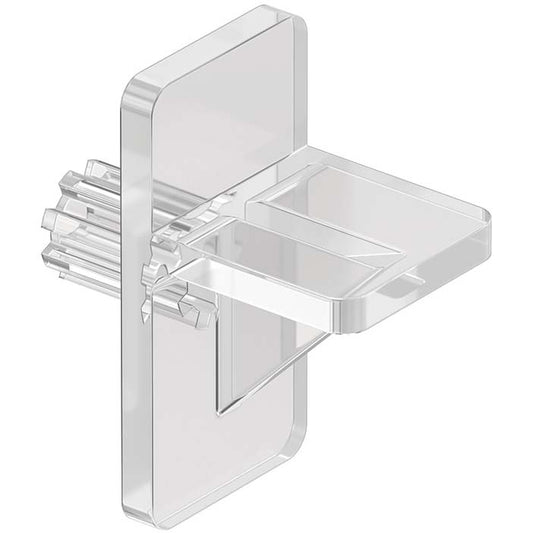 Knape & Vogt 335P CL Plastic Shelf Support Pin for 1/4" Hole 12/pk - Clear