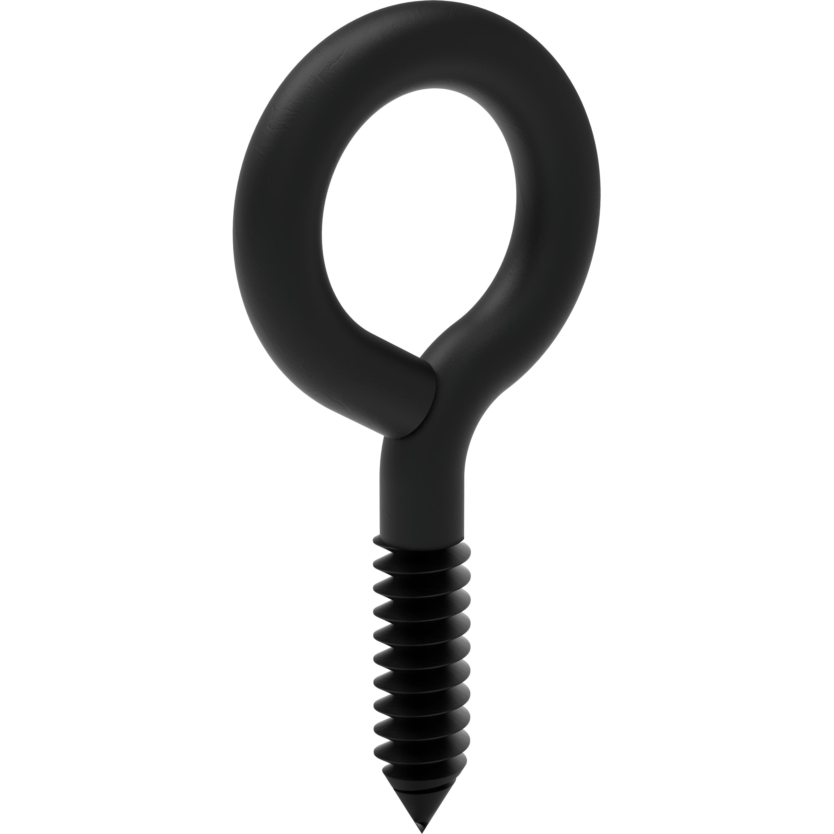 National Hardware - N820-085 V2014 Screw Eyes, #8, 1-5/8", Storm Shine Finish, 2 pack