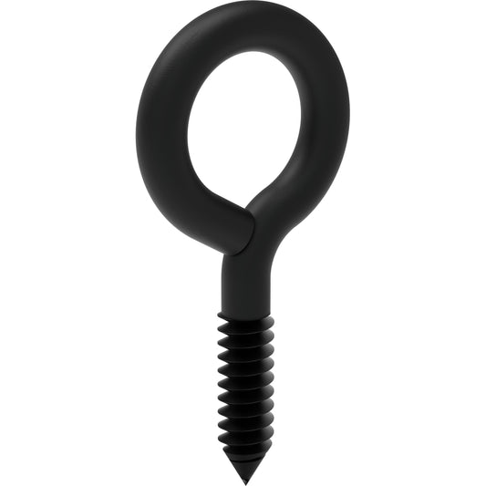 National Hardware N820-085 Screw Eyes, 8, 1-5/8", Storm Shine Finish