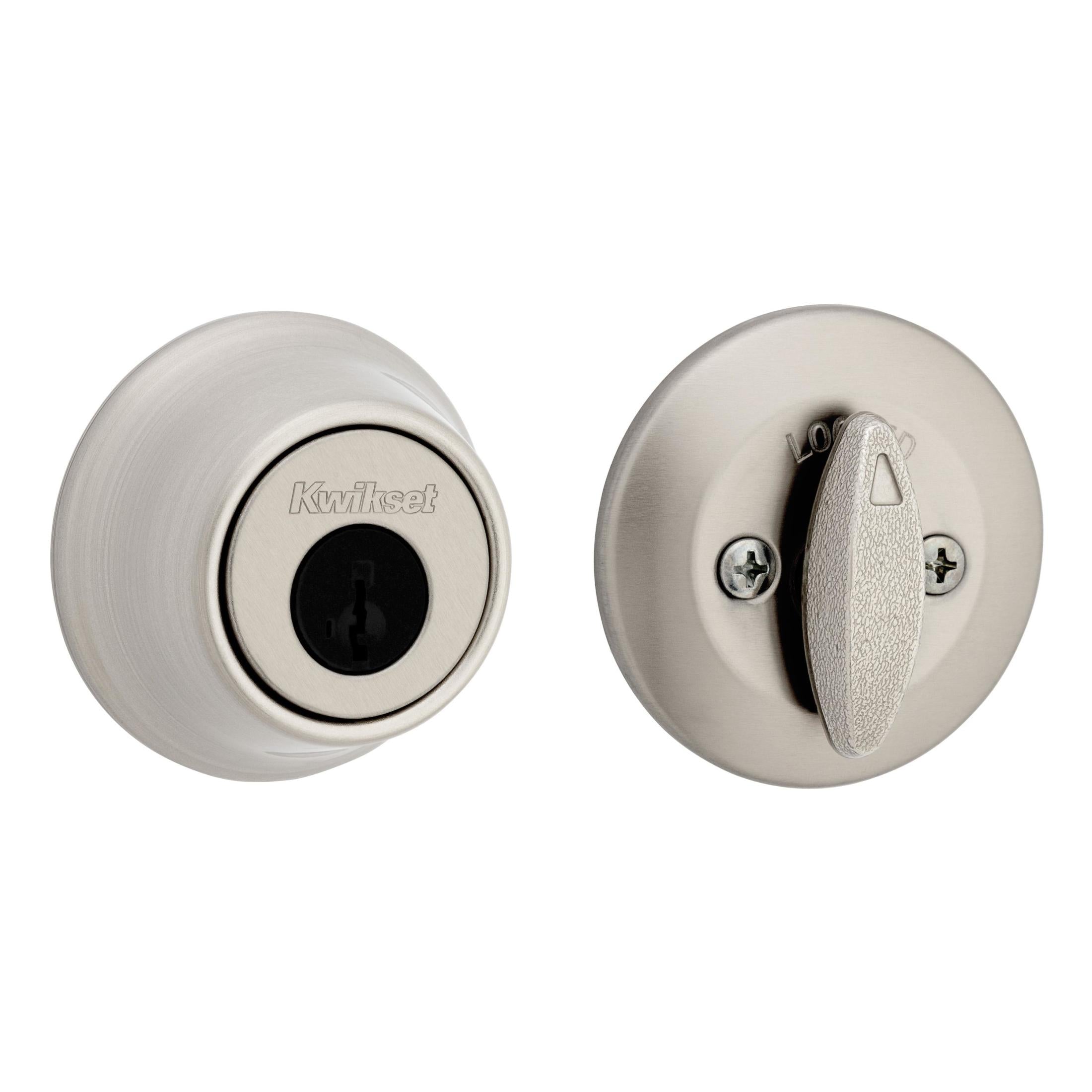 660 15 SMT KCCYL 6AL STRKP KD Key Control Deadbolt - Satin Nickel