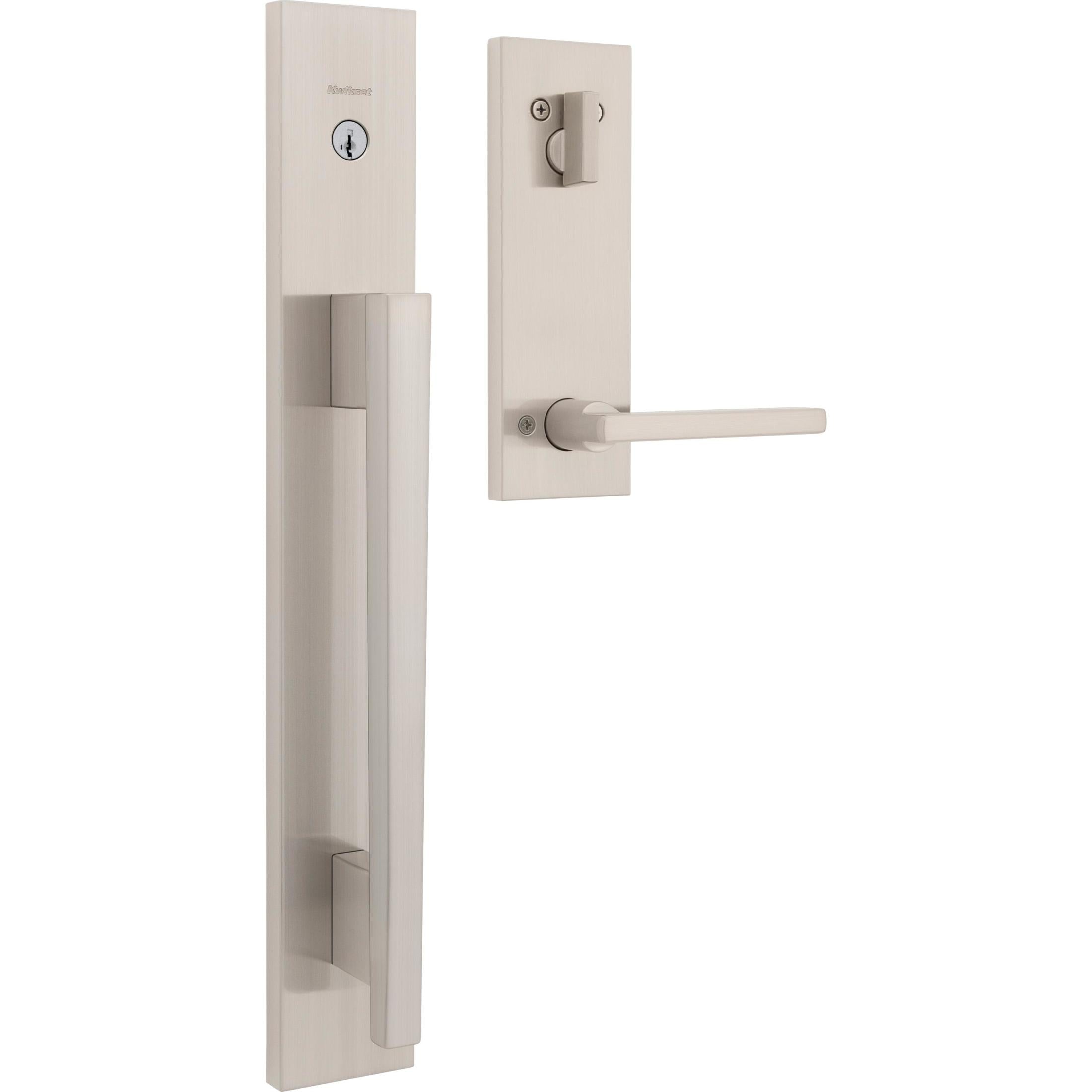 818CRHxHFL SQF 15 SMT CP Caerus / Halifax Handleset - Satin Nickel