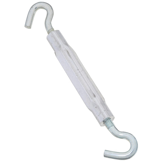 2174BC 7/32" x 6-1/2" Hook / Hook Turnbuckle Aluminum Body - Zinc Plated