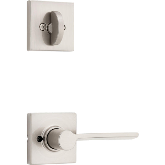 966LRL SQT LH 15 UNIV Ladera Trim Pack for 687 / 800 Handlesets - Satin Nickel
