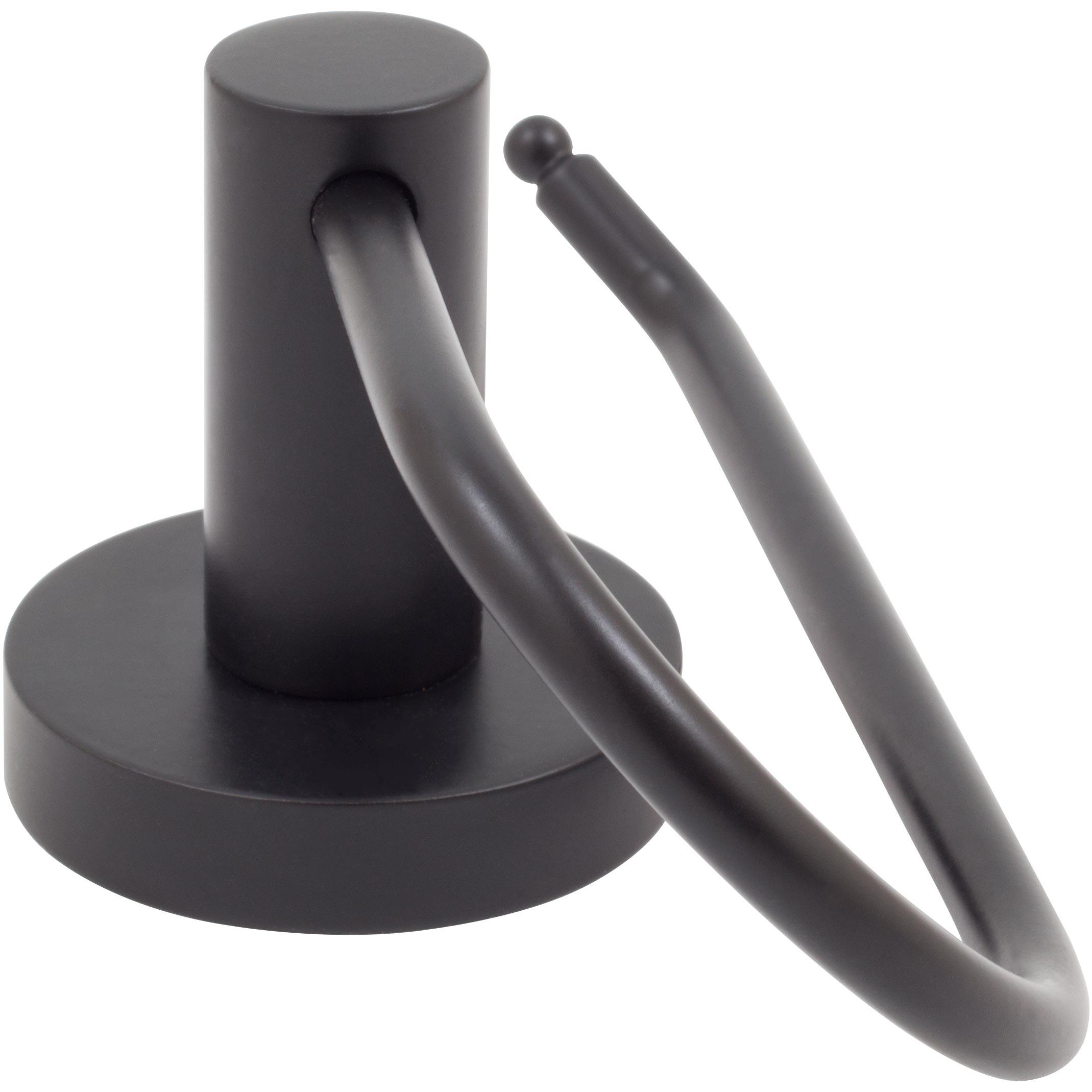 Zurich Euro Paper Holder - Matte Black