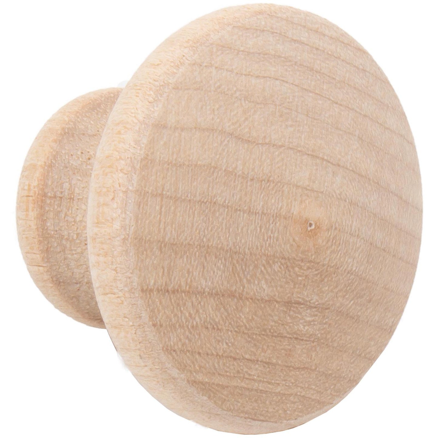 Stone Harbor Hardware Wood Cabinet Knob, 1-1/4 Inches, Birch Wood