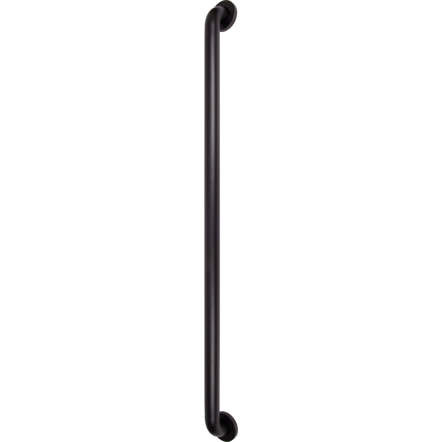 Stone Harbor Hardware Knurled Grab Bar, 42 Inches, 1-1/2" Diameter, 1-1/2" Wall Clearance, Concealed Screws, Matte Black