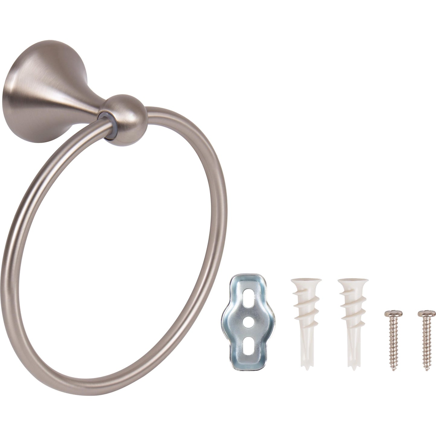 Coastal Towel Ring - Satin Nickel