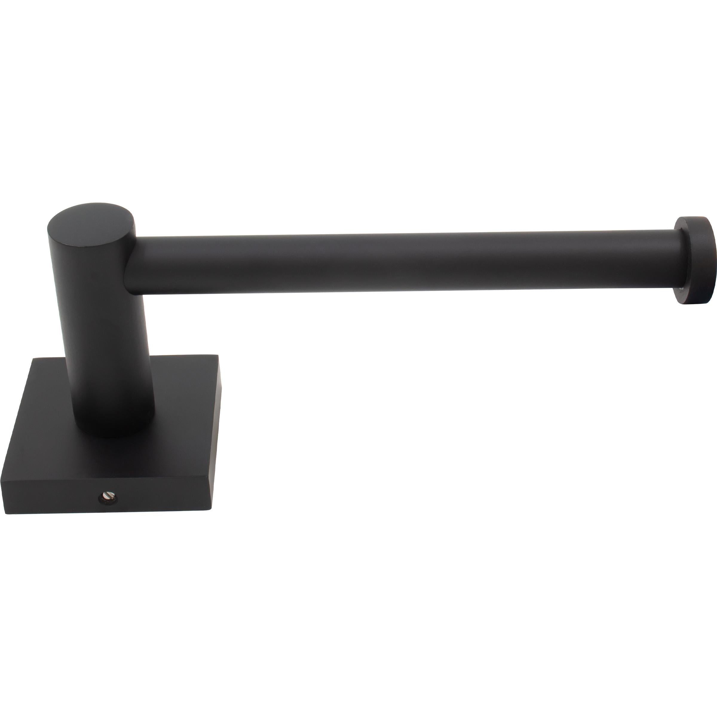 Stone Harbor Hardware Vienna Post Toilet Paper Holder, Matte Black