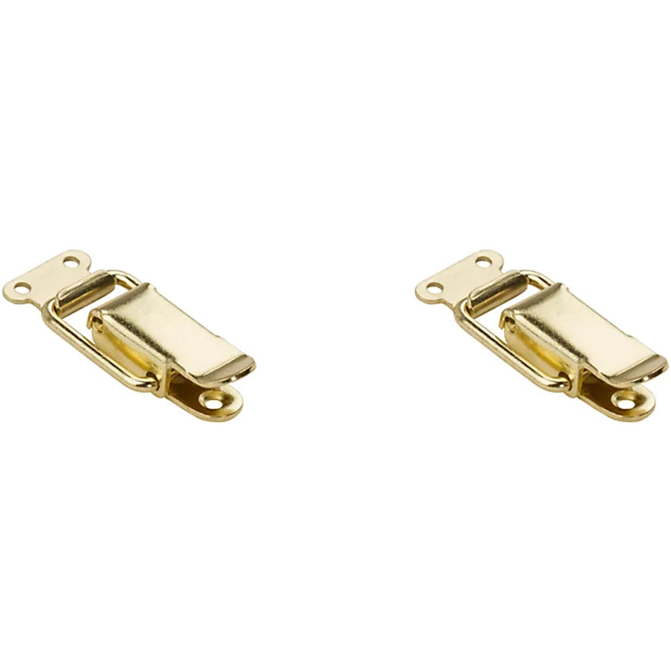 V1842 Draw Catch 2/pk - Polished Brass