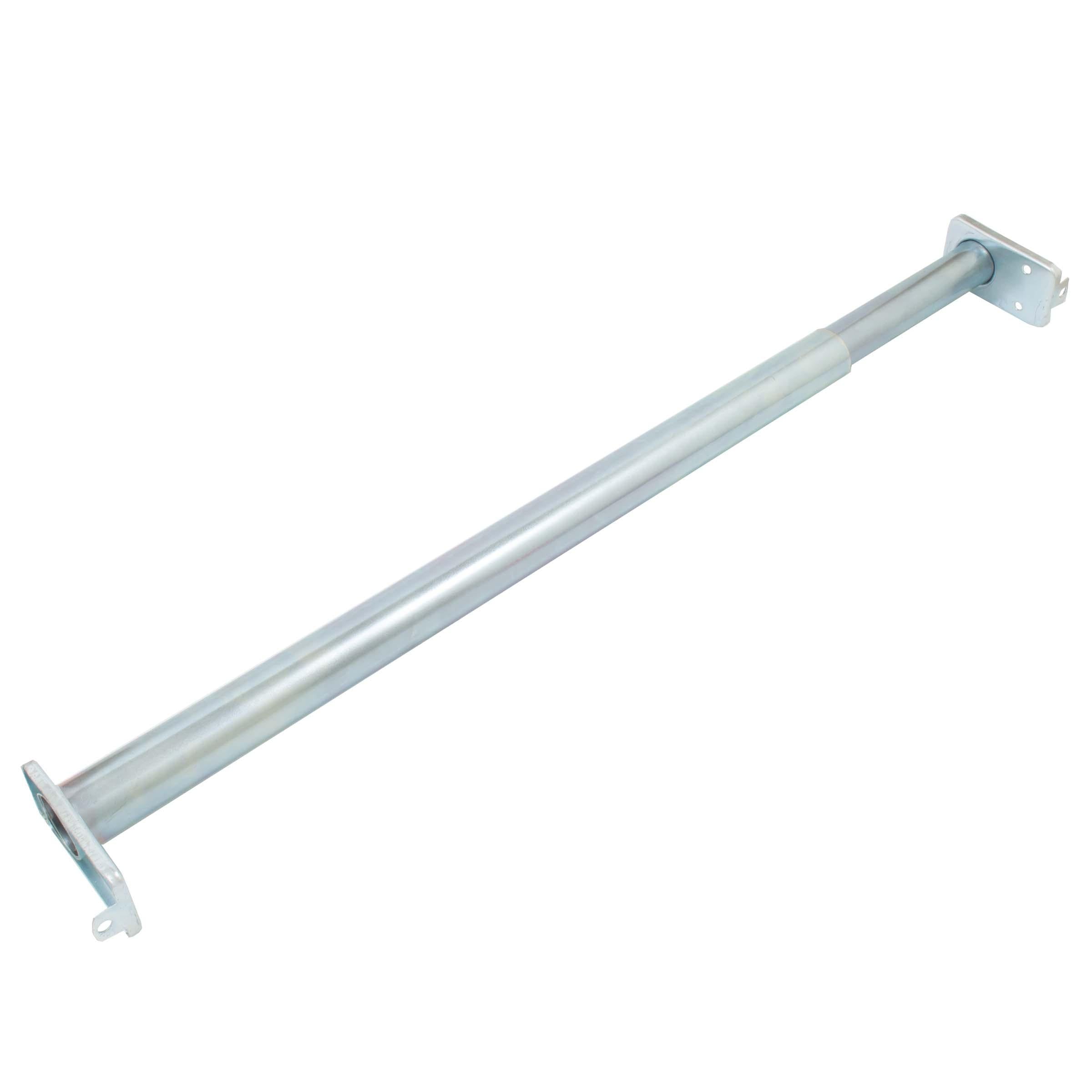 Stone Harbor Hardware Adjustable Closet Rod, Adjusts from 18" to 30", Bright Zinc